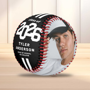 Athlete 2026 Graduation Custom Photo Baseball