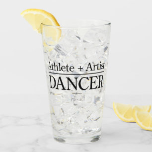 Athlete + Artist = Dancer Glass