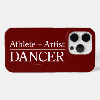 Athlete + Artist = Dancer iPhone case