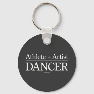 Athlete + Artist = Dancer Keychain