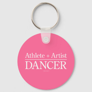 Athlete + Artist = Dancer Keychain
