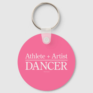 Athlete + Artist = Dancer Keychain