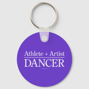Athlete + Artist = Dancer Keychain