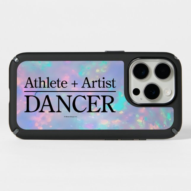 Athlete + Artist = Dancer Speck iPhone Case (Horz)