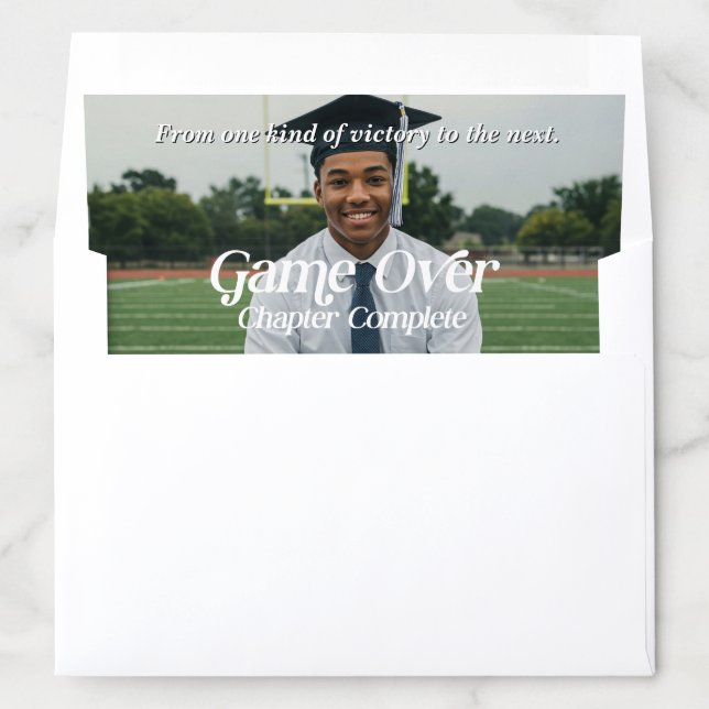 Athlete Graduation Envelope Liner (In Envelope)