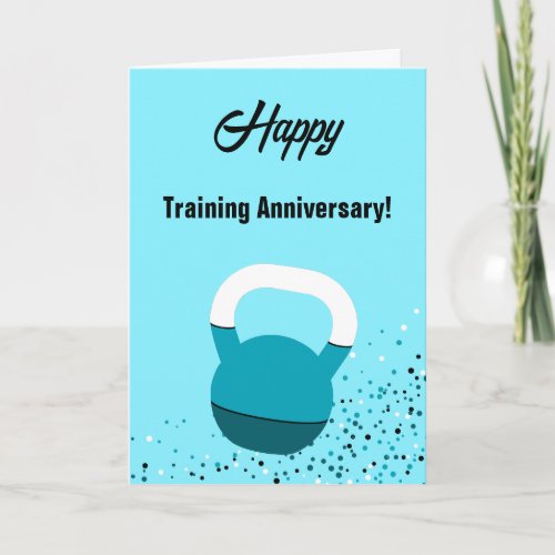 Athlete Kettlebell Happy Training Anniversary