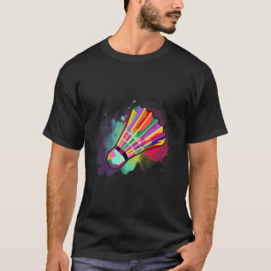Athlete Men Women Kids Shuttle Badminton Colorful T-Shirt