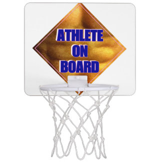 Athlete on Board Mini Basketball Hoop