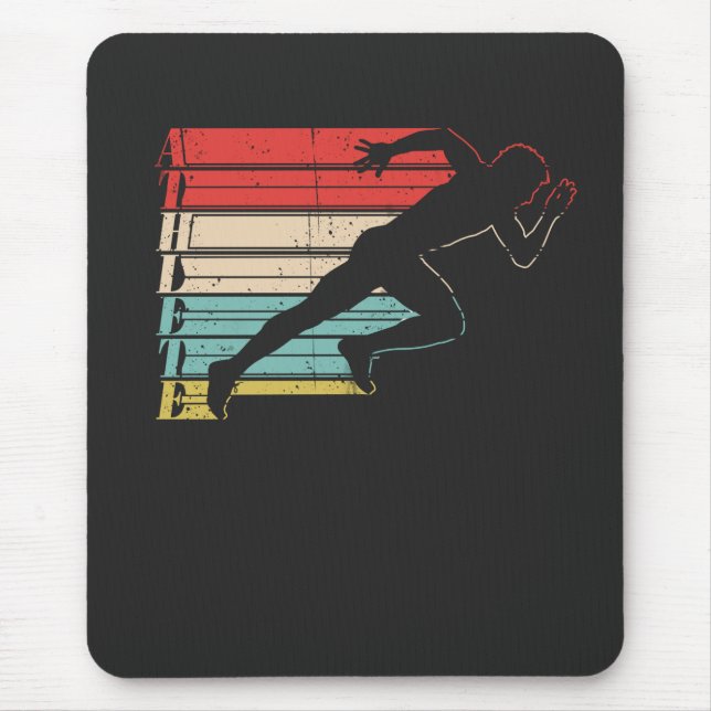 Athlete Runner Mouse Pad (Front)