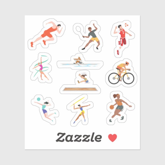 Athlete Stickers (Sheet)