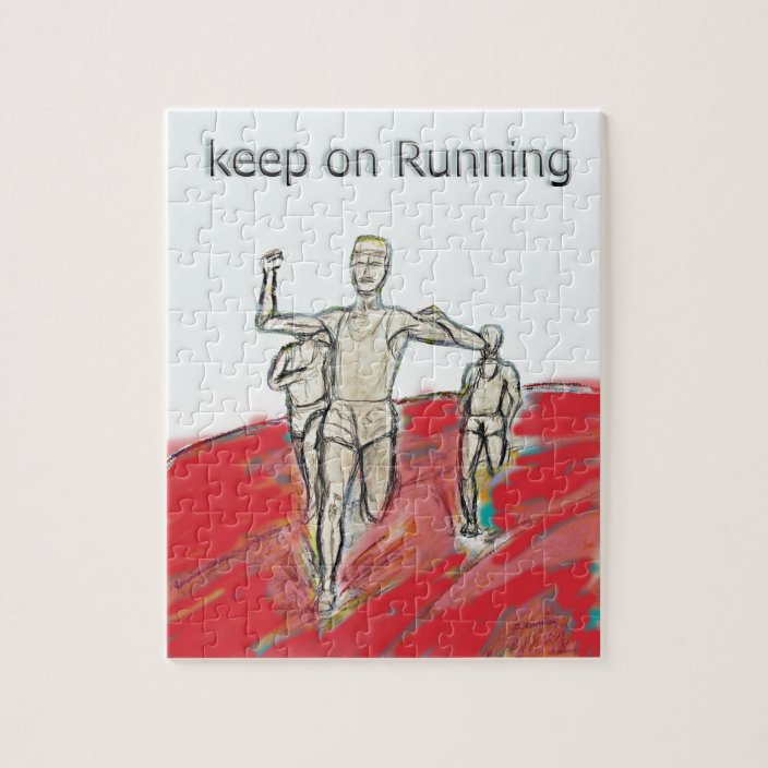 athletes, running , marathon race rdesign jigsaw puzzle | Zazzle.com