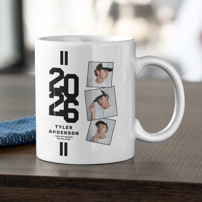 Athletic 2026 Graduation Photo Coffee Mug (Creator Uploaded)