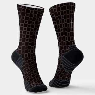 Athletic Crew Sock Brown Caffee Lattes Classic
