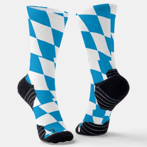 Athletic Crew Sock with flag of Bavaria Germany