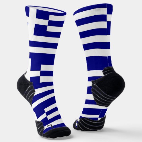 Athletic Crew Sock with flag of Greece
