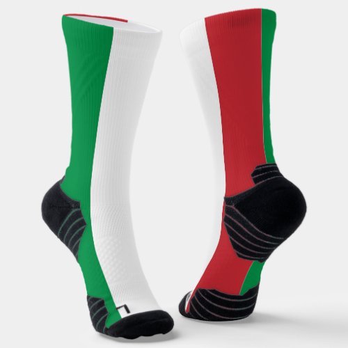 Athletic Crew Sock with flag of Italy
