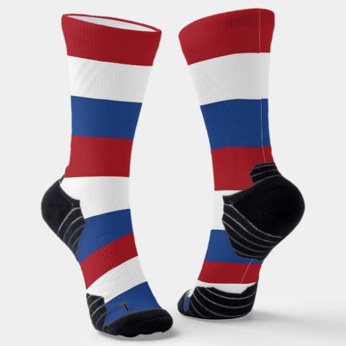 Athletic Crew Sock with flag of Netherlands