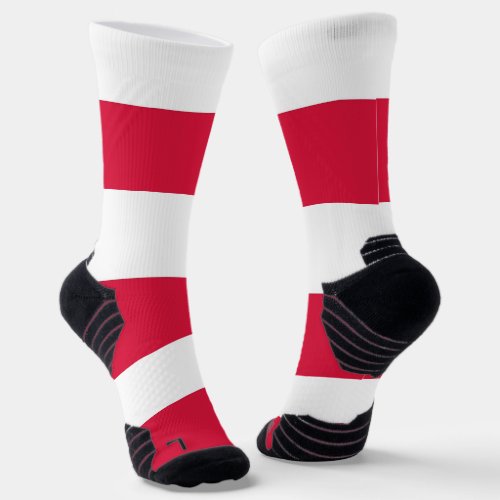 Athletic Crew Sock with flag of Poland