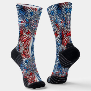 Athletic Crew Sock with France Colors