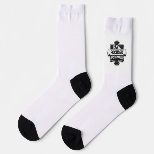 Athletic Crew Socks | Powerof3Brand (Left)