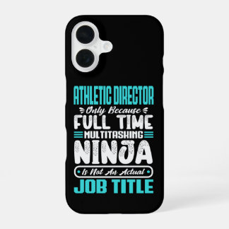 Athletic Director Multitasker Teacher Coach Skill iPhone 16 Case