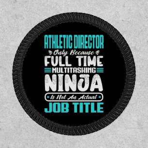Athletic Director Multitasker Teacher Coach Skill Patch