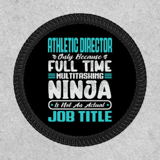 Athletic Director Multitasker Teacher Coach Skill Patch
