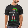 Athletic Elf Matching Family Christmas Pajama T-Shirt