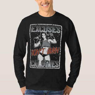 Athletic Girl Motivates To Lose Calories T-Shirt