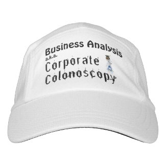 athletic hat or cap for golfers, business analysts