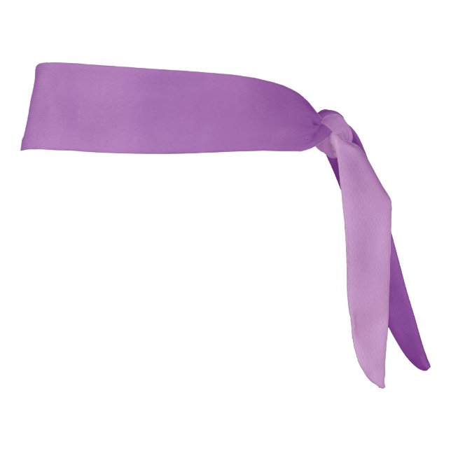 Athletic Headband: "PURPLE OMBRE" Tie Headband (Rotate 90)