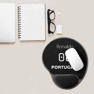 Athletic Legend Custom Name Number Soccer Gel Mouse Pad