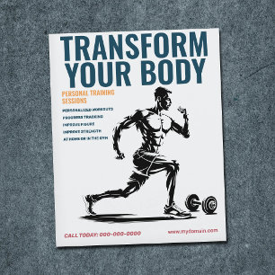Athletic Man - Personal Trainer Flyer