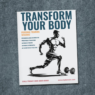 Athletic Man - Personal Trainer Flyer