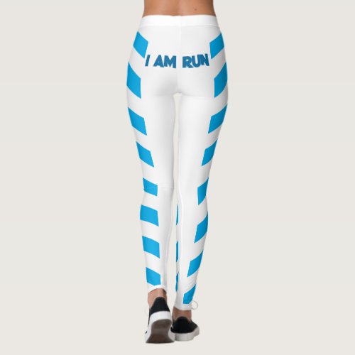 Athletic Pants with Sky Blue Stripes A Sophistica