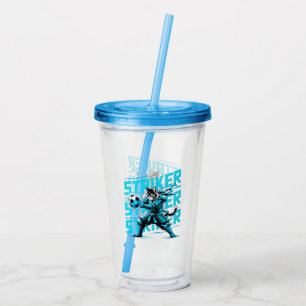Athletic Soccer Cat Tumbler - Kids Game Day Hydrat