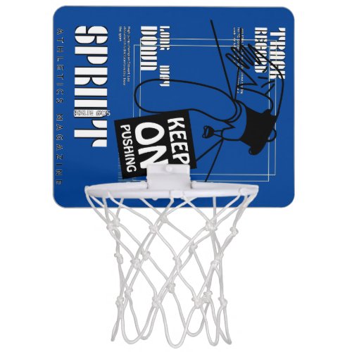 Athletic Sport keep on Pushing   Mini Basketball Hoop