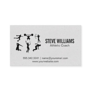 Athletic Sports Coach Business Card