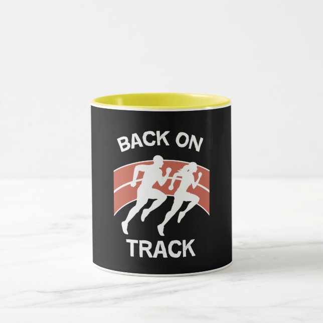Athletic Track Runners | Track Athletes | Runners Mug (Center)