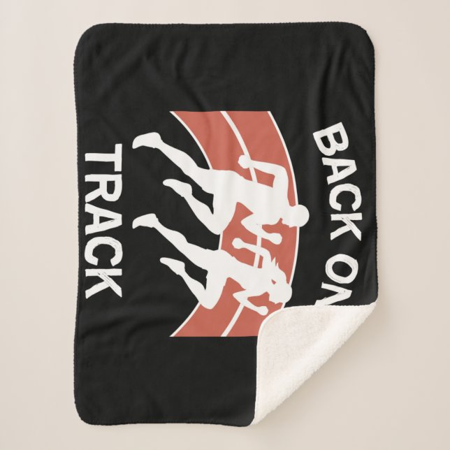 Athletic Track Runners | Track Athletes | Runners  Sherpa Blanket (Front)