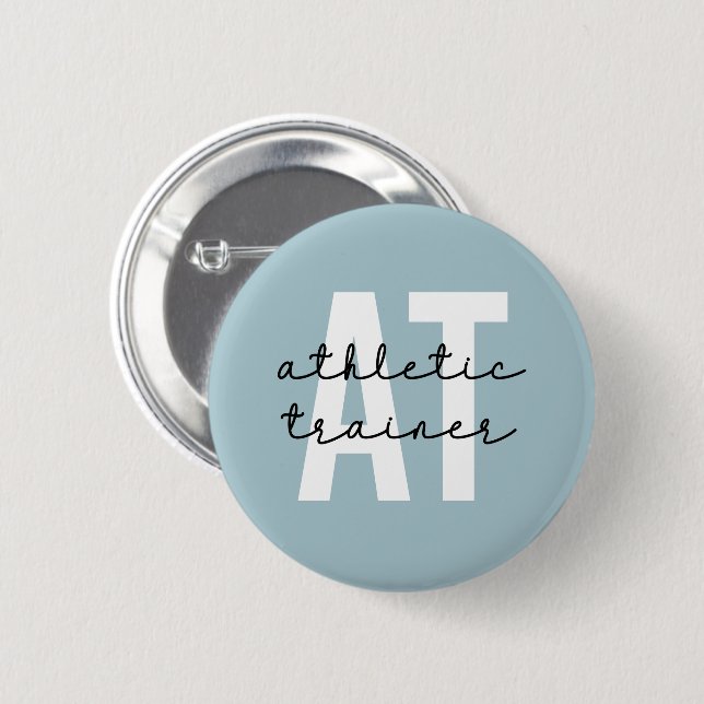 Athletic Trainer AT athletic training Button (Front & Back)