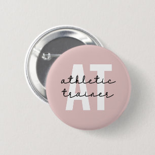 Athletic Trainer AT athletic training Button