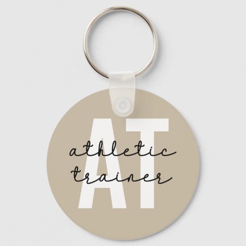 Athletic Trainer AT athletic training Keychain