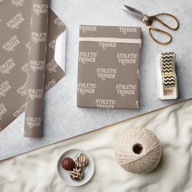 Athletic Trainer Athletic Training  Wrapping Paper (Crafts)