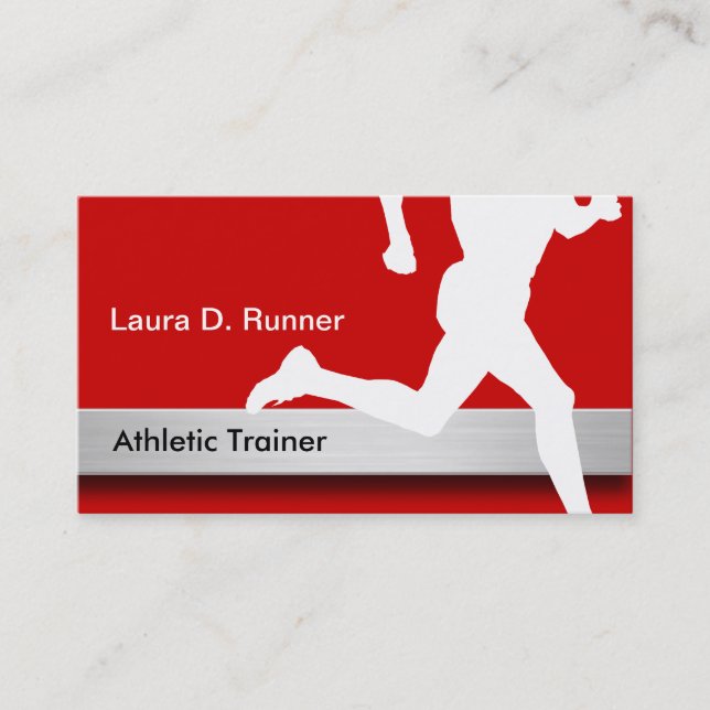 Athletic Trainer Business Cards (Front)