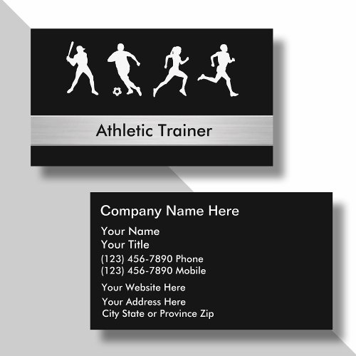 Athletic Trainer Business Cards