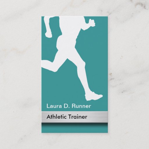 Customizable Athletic Trainer Business Cards