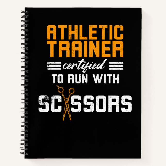 Athletic Trainer certified Notebook (Front)