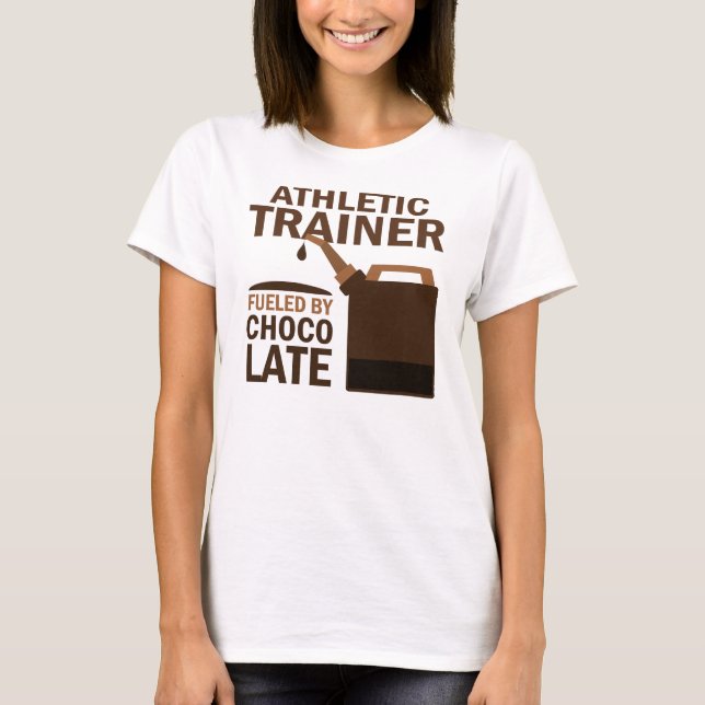Athletic Trainer (Funny) Chocolate T-Shirt (Front)