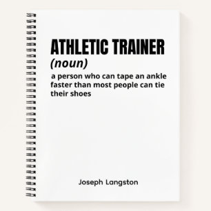 Athletic Trainer – Funny Definition Journal
